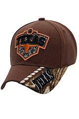 Texas Longhorn Twill Acrylic Curved Baseball Cap